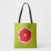 Tote Bag Pop art agrumes pink pamplemousse original (Devant)