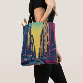 Tote Bag Pop Art City Vibes Tote (De près)