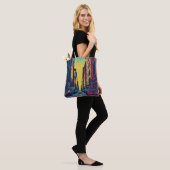 Tote Bag Pop Art City Vibes Tote (Sur le modèle)