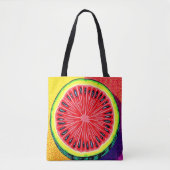 Tote Bag Pop Art de la pastèque (Devant)