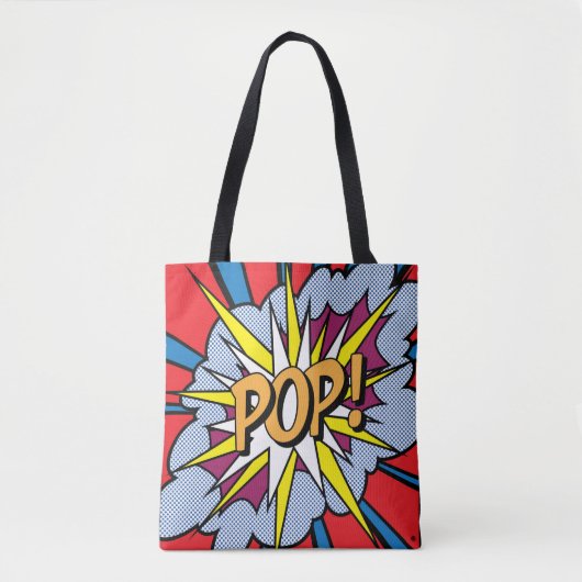 Tote Bag Pop Art Fourre-tout (Devant)