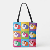 Tote Bag Pop Art Guinea Pigs (Dos)