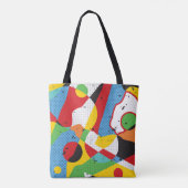 Tote Bag Pop Art, Minimalisme Vibrant. (Dos)