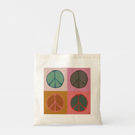 Tote Bag Pop de paix de la souche d'arbre (Dos)