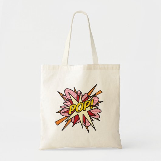 Tote Bag POP Fun Retro Comic Book Pop Art (Devant)
