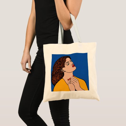 Tote Bag Pop Grrl pré-Raph (Devant (produit))