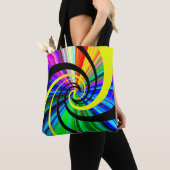 Tote Bag Pop psychédélique (De près)