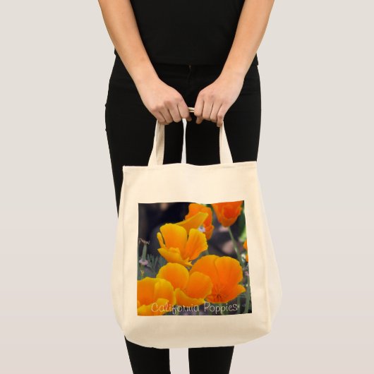 Tote Bag Poppies de la Californie du printemps Fourre-tout (Devant (produit))