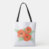 Tote Bag Poppies orange (Dos)
