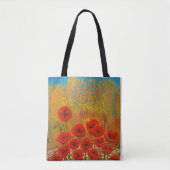 Tote Bag Poppies rouges (Devant)