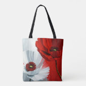 Tote Bag Poppies rouges et blanches (Dos)
