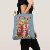 Tote Bag Poppin' avec Style - "Pop to it!" (De près)