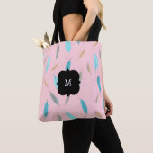 Tote Bag Popular Feathers Luxury Boho Collection (De près)