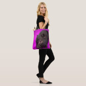 Tote Bag Porc noir de bébé (Sur le modèle)