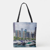 Tote Bag Port de Chicago (Dos)