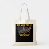 Tote Bag Porte-avions USS Wasp CVS18 Anciens Combattants Da (Dos)