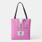 Tote Bag Porte-bourse rose (Dos)