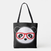Tote Bag Porte-Carton Panda - Leon Le Sac-Ourson Panda (Dos)