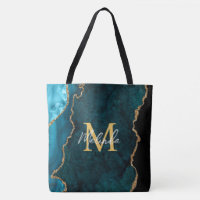 Porte en marbre bleu turquoise et or