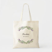 Tote Bag Porte-mère fleurs de lavande (Devant)