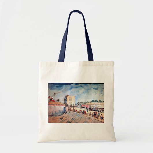 Tote Bag Porte sur les Ramparts de Paris par Vincent van Go (Devant)