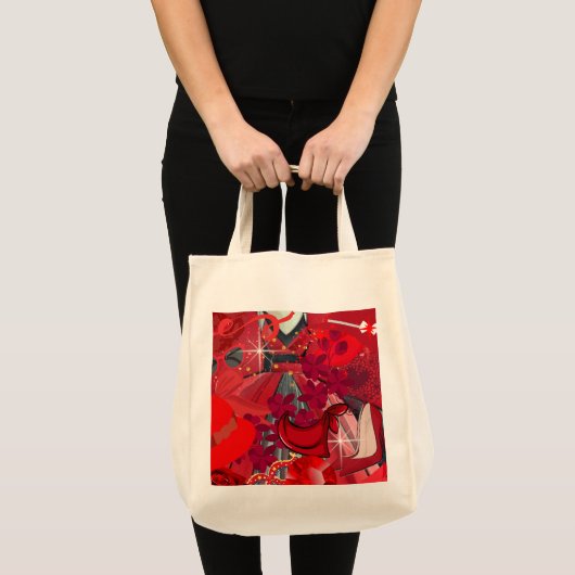 Tote Bag Porter rouge (Devant (produit))