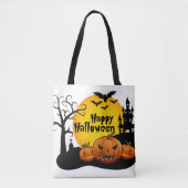 Tote Bag Portez l'Esprit d'Halloween (Devant)