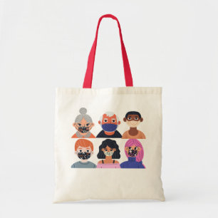 Tote Bag Portez un masque pour nous protéger du Covid 19