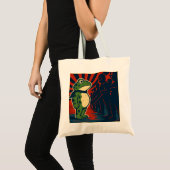 Tote Bag Portland Frog Protest (Devant (produit))
