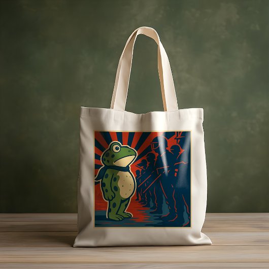 Tote Bag Portland Frog Protest
