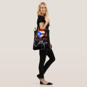 Tote Bag Porto Rico en mi Corazon Puerto Rican Pride (Sur le modèle)