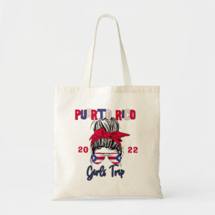 Tote Bag Porto Rico Girls Trip Getaway Group Correspondance