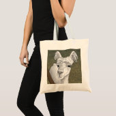Tote Bag Portrait Alpaca 2 (Devant (produit))