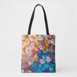 Tote Bag portrait bulldog anglais art intellectuel, graff