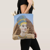 Tote Bag Portrait coloré Nefertiti (De près)