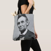 Tote Bag Portrait d'Abe Lincoln 1 (De près)