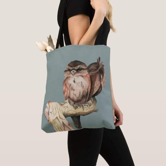 Tote Bag Portrait d'aquarelle d'enfants de mêmes parents de (De près)