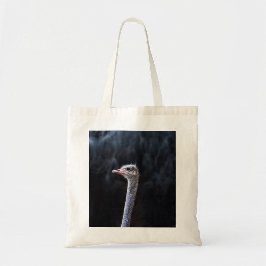 Tote Bag portrait d'autruche (Devant)