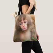Tote Bag Portrait de bébé singe des neiges (De près)