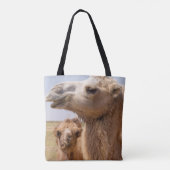 Tote Bag Portrait de chameau de Bactriane (Dos)