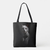 Tote Bag Portrait de chat (Dos)