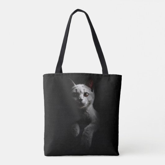 Tote Bag Portrait de chat (Dos)