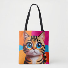 Portrait de chaton tabby mignon avec de grands yeu