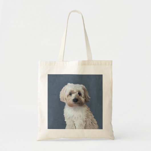 Tote Bag Portrait de chien de Shorkie (Devant)