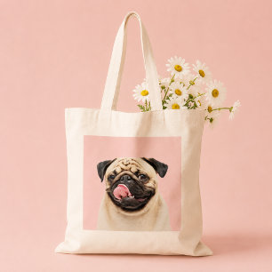 Tote Bag Portrait de compagnie minimaliste à personnaliser