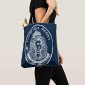 Tote Bag Portrait de coupe de bois de la reine Elizabeth I (De près)