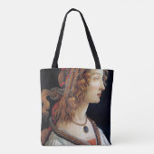 Tote Bag Portrait de Dame, Sandro Botticelli (Dos)