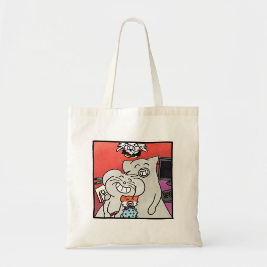 Tote Bag "Portrait de famille Ragnagna" (Devant)