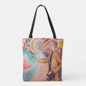 Tote Bag Portrait de Felix Feneon, Signac (Dos)