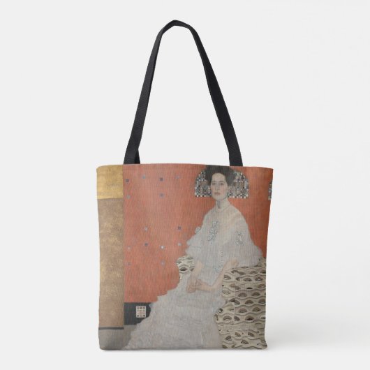 Tote Bag Portrait de Fritza Riedler par Gustav Klimt (Dos)